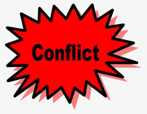 Red Conflict Blast - Clip Art Balloon Pop