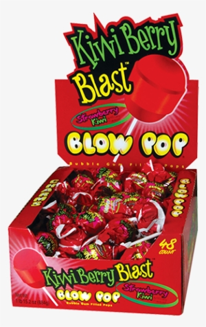 Charms Kiwi Berry Blast Blow Pops - Charms Blow Pops Kiwi Berry Blast Blow Pops (box Of