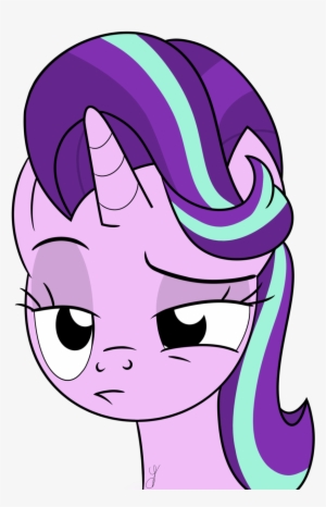 Intronium, Lidded Eyes, Pony, Raised Eyebrow, Safe, - Starlight Glimmer Eyebrow