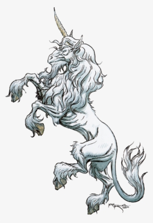 Unicorn - 01b - Kaluta - Unicornio D&d