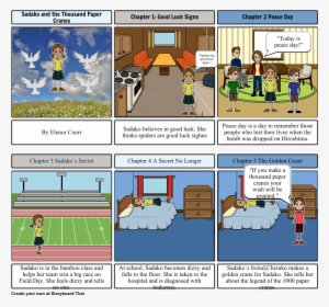 Sadoko And The Thousand Paper Cranes - Sadako And The Thousand Paper Cranes Storyboard