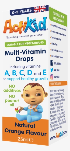 Vitamin Drops Kids - Actikid Multi-vitamin Drops 25ml