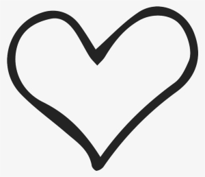 Hand Sketched Heart Stamp - Love