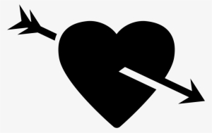 Heart Pierced By An Arrow Comments - Corazon Flechado Png