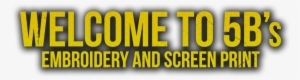 5bs Embroidery And Screen Printing - Screen Printing