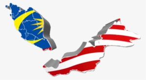 Malaysia Flag Map Png