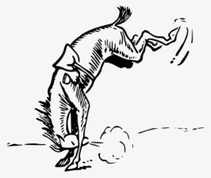 Vector Graphics - Kicking Horse Clip Art