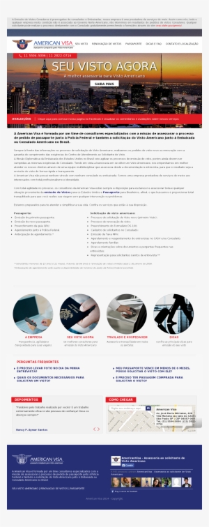 Assessoria Ao Solicitante De Visto Americano Competitors, - New York City Skyline