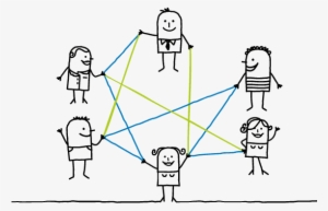 Project Portfolio Management - Business People Connected With Color Lines