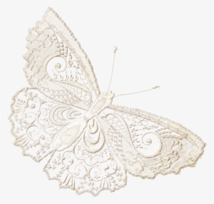 Black-white Butterflies - Clip Art