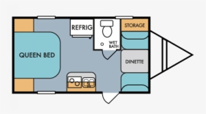 2018 Throwback 177se Floor Plan Img - 2017 Mt Mckinley Toy Hauler