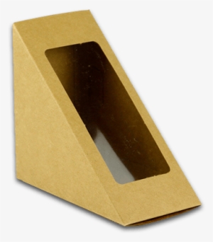 Customized Food Grade Kraft Paper Sandwich Box - Wood