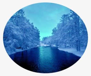 Winter River Blue Nature Wallpapers - Winter Wallpapers For Macbook Pro