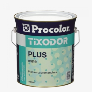 -49% Pintura Aislante De Manchas Tixodor Plus - Pintura Cumbre Mate Blanco Procolor 4 Lt