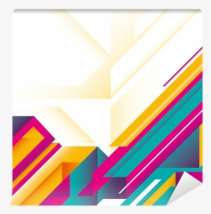 Futuristic Modish Banner With Colorful Shapes - Colorful Futuristic