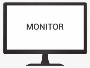 Monitor Vector Png Transparent Image - Computer Monitor Vector Png