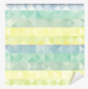 Retro Pattern Of Geometric Shapes - Triangle