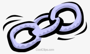 Chain Links Royalty Free Vector Clip Art Illustration - Chain Speaking