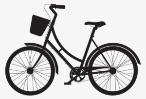 Bicycle With Basket Silhouette Png Clip Art - Race Face Turbine Wheelset 29 Inch | Black