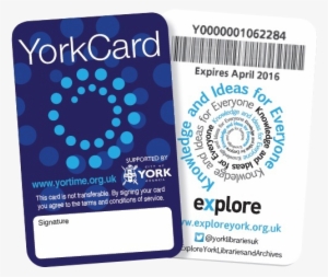 If You Live Within The York Area You Are Entitled To - Public Library Cards Uk