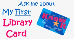 Library Card Clipart - Greeting Card
