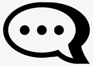 Three Dots In A Speech Bubble Comments - Speech Bubble Three Dots