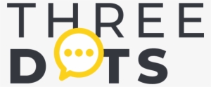 Three Dots Logo Purpleyellow