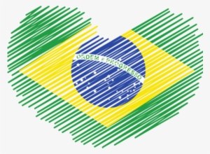 Brazil Heart Flag - Colombian Flag Emoji