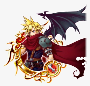 Illustrated Cloud - Illustrated Cloud Kingdom Hearts
