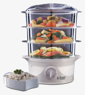 Russell Hobbs Ie 3 Tier Food Steamer - Russell Hobbs 3 Tier Food Steamer | 21140