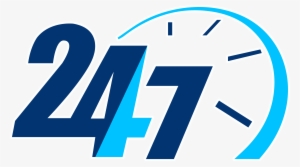 24-hour - 24 7 Png