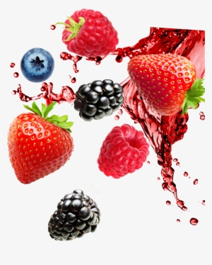 Mixed Fruit Png Download - Berry Juice Splash Png
