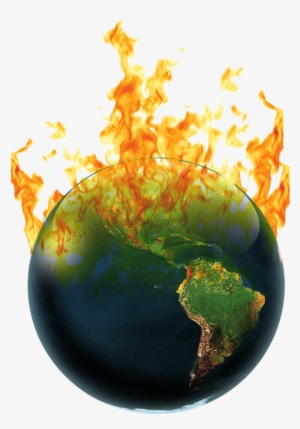 The Internet Is Out Of Room Doom Is Upon Us - Earth On Fire Transparent