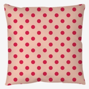 Red Dots, Baby Pink Background Retro Seamless Vector - Pink And Gold Polka Dot Blank Invitations