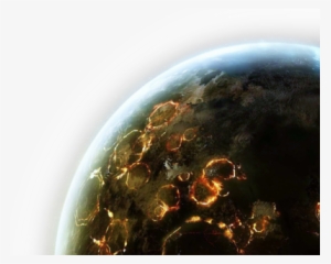 Earth On Fire Psd - Halo Glassing Fan Art