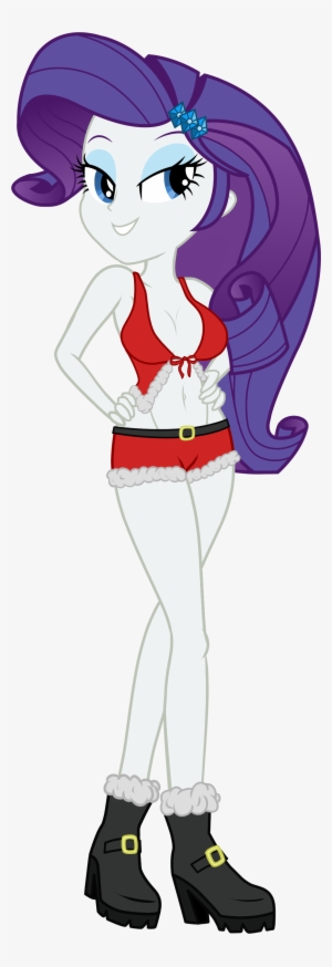 Dirty Mike, Belly Button, Boots, Breasts, Busty Rarity, - Rarity My Little Pony Equestria Girl Legend