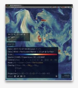 Nullschool, Particulates, And Socal Wildfires The Http