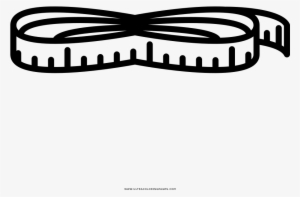 Measuring Tape Coloring Page - Clip Art
