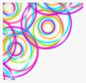 Ftestickers Overlay Corner Border Circles Abstract