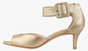 Berlin - Silver Dress Sandals Low Heel