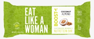 Coconut Almond, 12-pack - Eat Like A Woman Bar