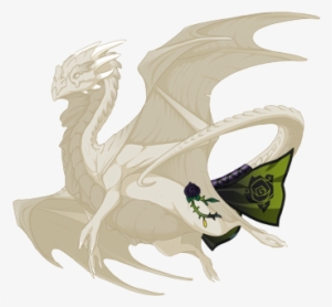 Poisonous Rose Thorn Banner Nocturne M - Flight Rising Vampire Dragon