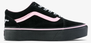 Old Skool Platform X Lazy Oaf Black / Pink - Vans X Lazy Oaf Old Skool