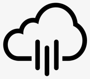 Raining Cloud Vector - Icono Lloviendo