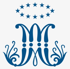 Mary's Monogram - Logo Do Colégio Marista