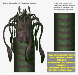 Huge Sea Monster - Sonic Wings 3 Boss