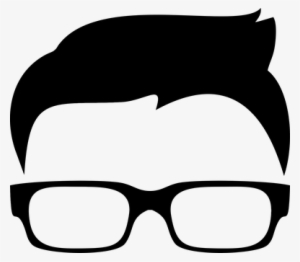Boy Eye Glasses Hair Hipster Icon Male Man - Glasses Frames Clip Art