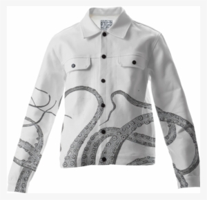 Shop Octopus Tentacles Vintage Kraken Sea Monster Graphic - Long-sleeved T-shirt