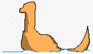 Cute Sea Monster - Pixel Art