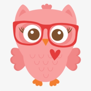 Nerdy Girl Owl Cuts Svg Cutting Files - Owl Clip Art With Glasses